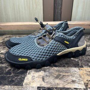 CLOHCO Outdoor Hiking Water Shoes W/ Bungee Laces Men's Size 12 EU47 NEW NO BOX